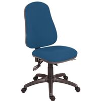 24 hour high back ergonomic comfort operators office chair in blue