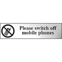 Please switch off mobile phone sign
