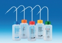 Sicherheitsspritzflaschen VITsafe™ mit Aufdruck Weithals PP/LDPE | Aufdruck Text: Methylethylketon (MEK)