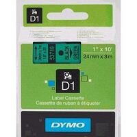 DYMO "D1" Feliratozógép szalag 24 mm x 7 m fekete-zöld (53719)
