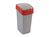 Curver Pacific Flip Bin billenős szelektív hulladékgyűjtő 45l piros/szürke (195024)