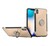 Műanyag telefonvédő (szilikon keret, asztali tartó funkció, telefontartó gyűrű, beépített fémlemez, karbon minta) ARANY [Apple iPhone XS ...