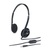 Genius HS-M200C mikrofonos fejhallgató fekete (31710151103)