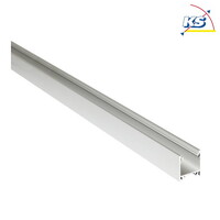 LED Komplett-Aufbauprofilset, für LED-Strips bis 1.6cm Breite, 100cm, Alu eloxiert