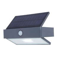 LED Solar-Wandleuchte ARROW, mit PIR-Sensor, 2.3W 5000K 180lm, Li-Ion Akku 3.7V 1200mAh