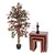 Red and Green Capensia Tree, with Real Wood Trunk, 1200 mm