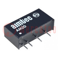 Converter: DC/DC; 2W; Uin: 4.5÷5.5V; Uout: 5VDC; Iout: 400mA; SIP7