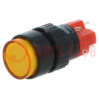 Switch: push-button; Pos: 2; SPDT; 3A/220VAC; 2A/24VDC; ON-ON; IP40