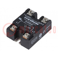 Relay: solid state; Ucntrl: 4÷32VDC; 20A; 1÷400VDC; DC400; IP00