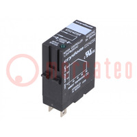Relay: solid state; Ucntrl: 3÷15VDC; 5A; 24÷280VAC; socket