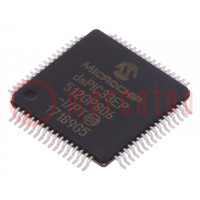 IC: microcontrôleur dsPIC; 512kB; 52kBSRAM; TQFP64; 3÷3,6VDC