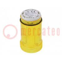 Señalizador: luminosa; bombilla BA15D; amarillo; 12÷250VDC; IP66