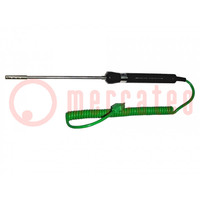 Probe: K-type temperature; -50÷900°C; Probe l: 156mm; ±1%; Len: 2m