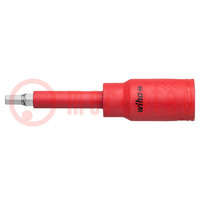 Socket; hex key,insulated,socket spanner; HEX 4mm; 1/2"; 1kV