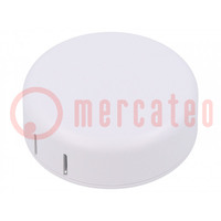 Enclosure: for alarms; Z: 20.3mm; ABS; white; Series: 1551SNAP; IP30
