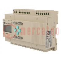 Programmable relay; IN: 12; OUT: 8; OUT 1: relay; ZEN-20C; IP20