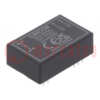 Converter: DC/DC; 3.3/6W; Uin: 9÷36V; Uout: 12VDC; Iout: 470mA; THT