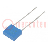 Capacitor: polyester; 0.0068uF; 40VAC; 63VDC; 5mm; ±10%; -55÷125°C