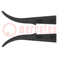 Spare part: tip; Blade tip shape: rounded; Blades: curved; ESD