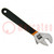 Wrench; adjustable; 200mm; Max jaw capacity: 25mm