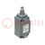 Limit switch; stainless steel sphere Ø8mm; NO + NC; 10A; PG13,5