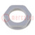 Nut; M20; polyamide; 26mm; grey; -40÷100°C; Thread: metric