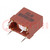 Inductor: wire; THT; 1mH; 900mA; 150mΩ; 230VAC; 7.6x10.1mm; -20÷50%