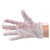 Rękawice ochronne; ESD; L; Właściwości: rozpraszające; biały