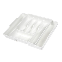 KEEEPER FRANCA BANDEJA PARA CUBIERTOS, DE 5 A 7 COMPARTIMENTOS, INSERCIÓN EN CAJONES, 38 X 32 X 7,5 CM HASTA 38 X 50,5 X 7,5 CM,