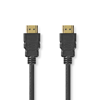 CÂBLE ULTRA HAUTE VITESSE HDMI | HDMI? CONNECTEUR | HDMI? CONNECTEUR | 8K@60HZ | 48 GBPS | 1.00 M | ROND | 6.0 MM | NOIR | LABEL