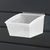 Popbox „Standard“ / Warenschütte / Box für Lamellenwandsystem | melkachtig transparant