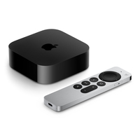 Apple TV 4K Fekete, Ezüst 4K Ultra HD 128 GB Wi-Fi Ethernet/LAN csatlakozás