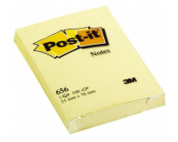 3M Post-it 656GE zelfklevend notitiepapier Rechthoek Geel 100 vel Zelfplakkend