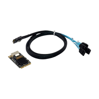 Microconnect MC-PCIE-88SE9215 interfacekaart/-adapter Intern SAS