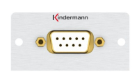 Kindermann 7444000420 Steckdose RS-232 Aluminium