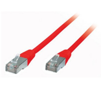 S-Conn 0.25m RJ45 Netzwerkkabel Rot 0,25 m Cat5e F/UTP (FTP)