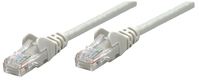 Intellinet Premium Netzwerkkabel, Cat6, S/FTP, 100% Kupfer, Cat6-zertifiziert, LS0H, RJ45-Stecker/RJ45-Stecker, 1,5 m, grau