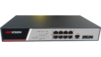 Hikvision Digital Technology DS-3E2510P hálózati kapcsoló Vezérelt L7 Gigabit Ethernet (10/100/1000) Ethernet-áramellátás (PoE) támogatása Fekete