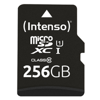 Intenso microSD Karte UHS-I Premium 256 GB Klasa 10