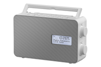Panasonic RF-D30BTEG, DAB+ Radio Hordozható Digitális Szürke, Fehér