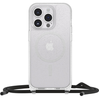 OtterBox React Necklace Coque avec MagSafe pour iPhone 14 Pro, coque de protection ultra fine avec collier réglable et amovible, testé selon les normes militaires, Stardust, liv...