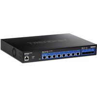 Trendnet TEG-7124WS network switch Managed L2/L3/L4 10G Ethernet (100/1000/10000) 1U Black