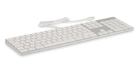 LMP 20371 Tastatur USB QWERTZ Deutsch Silber