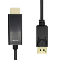 ProXtend DP1.2-HDMI30-003 video átalakító kábel 3 M DisplayPort HDMI Fekete