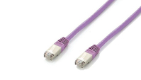 Equip Cat.6A Platinum S/FTP Patch Cable, 1.0m, Purple