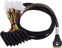 Microchip Technology 2305400-R Serial Attached SCSI (SAS)-Kabel 0,8 m Schwarz, Mehrfarbig