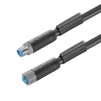 Weidmüller 2455250300 cable para sensor y actuador 3 m M12 Negro