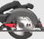 Kress KUE12.1 Tragbare Kreissägemaschine 16,5 cm Schwarz, Rot 5200 RPM