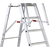 Zarges 41677 ladder Vouwladder Aluminium