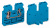 Wago 869-304 morsettiera Blu